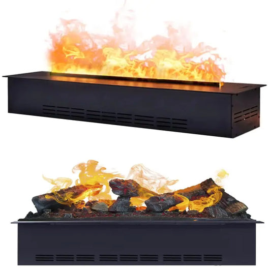 Buharlı Şömine 162 Cm (3 Boyutlu)