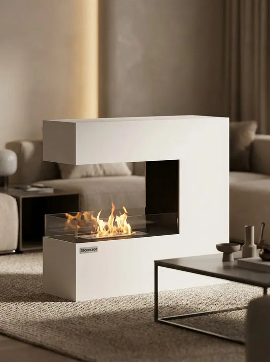 CeraFlame Taşınabilir Şömine (Beyaz)