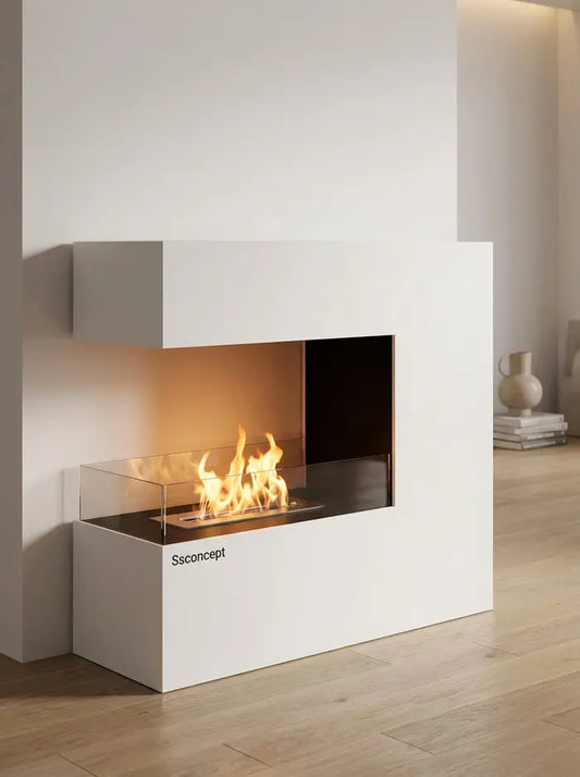 CeraFlame Taşınabilir Şömine (Beyaz)