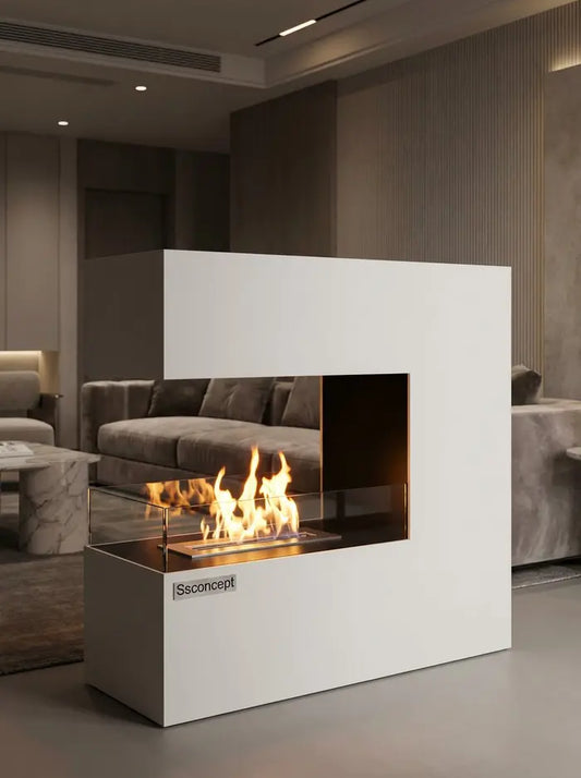 CeraFlame Taşınabilir Şömine (Beyaz)