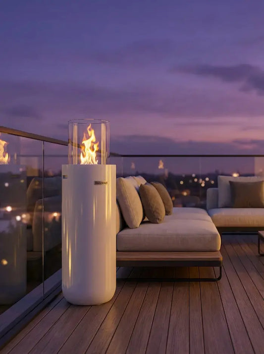 Torch A2 Taşınabilir Şömine (Beyaz)