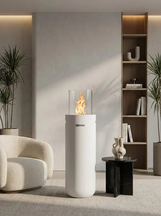 Torch A2 Taşınabilir Şömine (Beyaz)