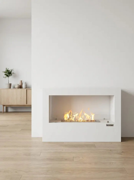 VistaFire Taşınabilir Şömine (Beyaz)