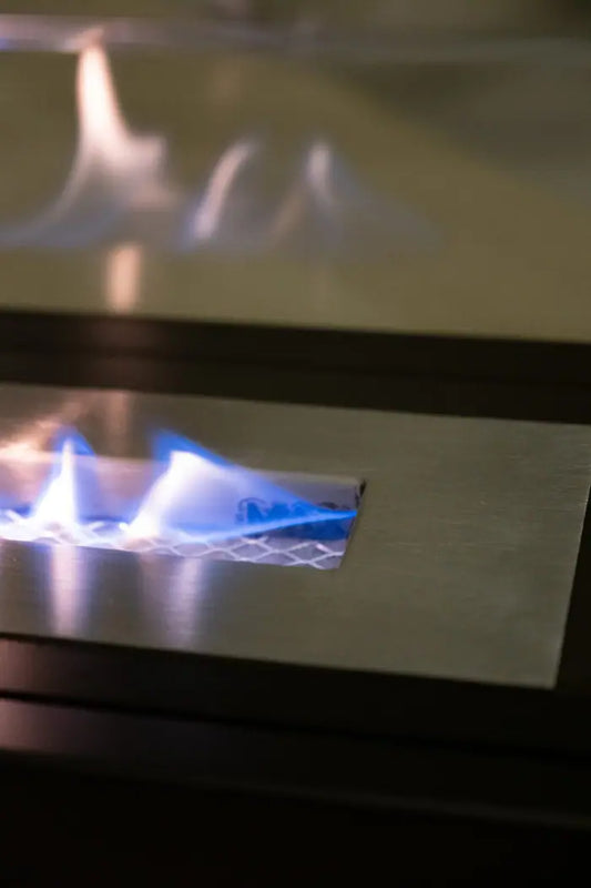 Lüx Dikdörtgen Masaüstü Şömine Siyah