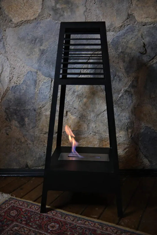 Ayaklı Bahçe Teras Şöminesi Bacasız Bioethanol Şömine