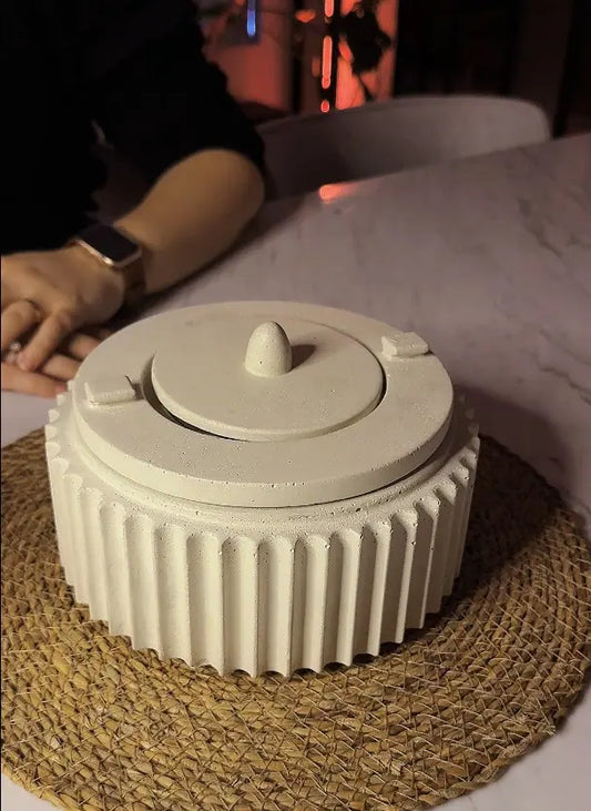 Bohem Masaüstü Beton Şömine