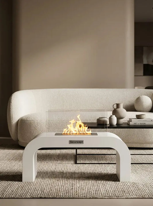 ArcFlame Taşınabilir Şömine (Beyaz)