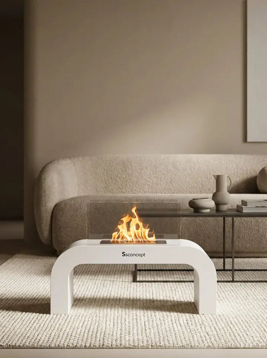 ArcFlame Taşınabilir Şömine (Beyaz)