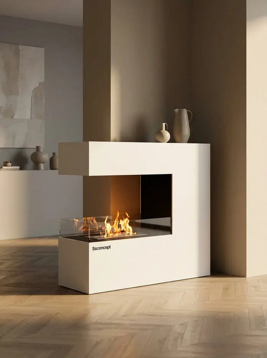 CeraFlame Taşınabilir Şömine (Beyaz)